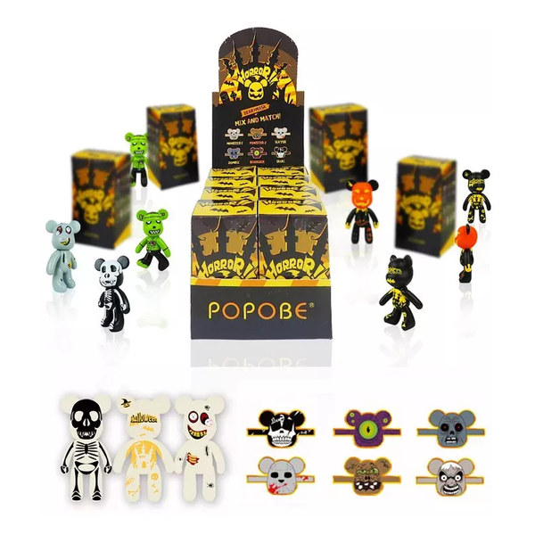 Popobe Keychain Mix and Match Blind Box Horror!! Case of 8