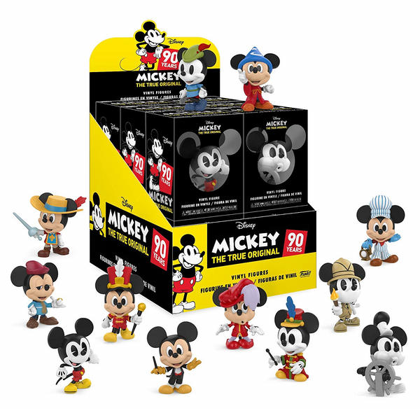 Funko Mystery Minis: Disney - Mickey's 90th - 12pc with display case [sealed]