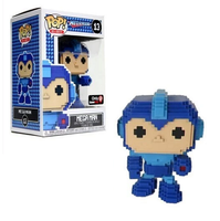 Funko Pop! MEGAMAN: Mega Man [8-Bit] #13 [GameStop]
