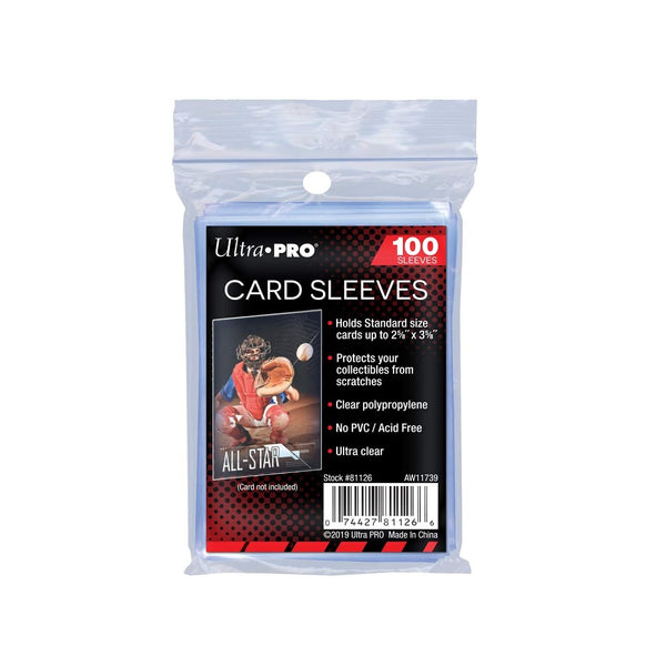 Ultra PRO 2.5" X 3.5"Soft Card Sleeves 100 Pack