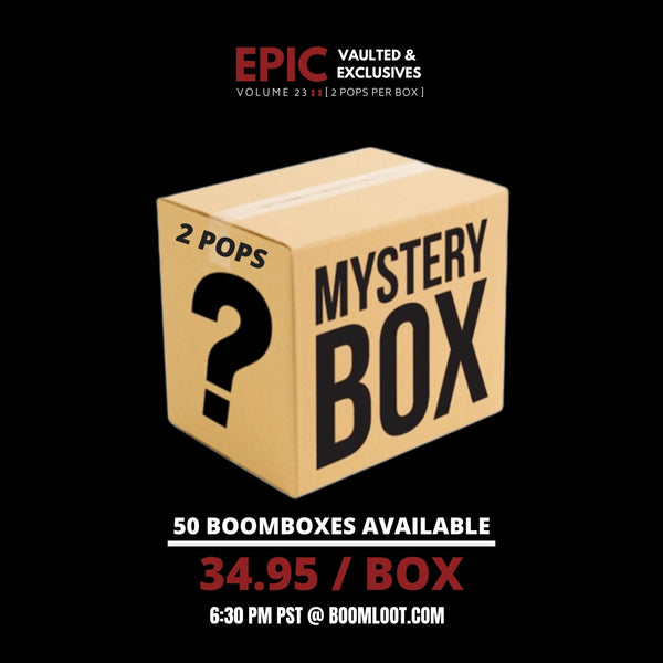 BoomLoot EPIC Vaulted and Exclusives Mystery Boombox Vol 23 [2 Pops]