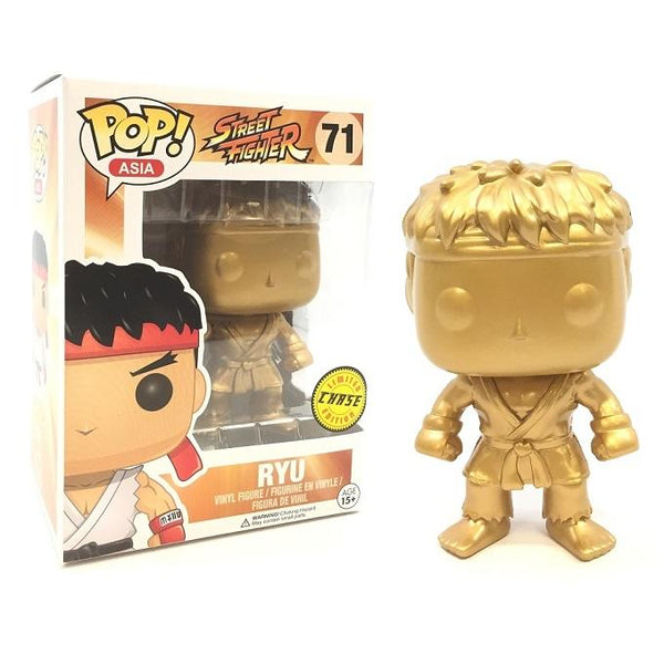 Funko Pop! ASIA: Street Fighter Ryu [Gold] #71 [Chase]
