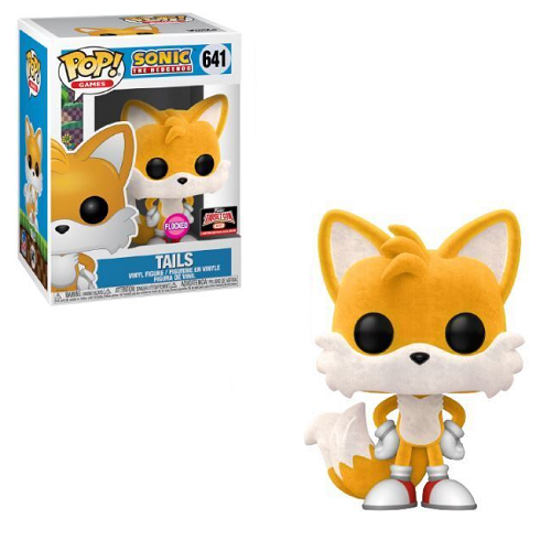 Funko Pop! SONIC THE HEDGEHOG: Tails [Flocked] #641 [Target Con]