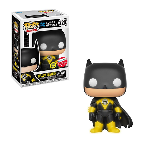 Funko Pop! DC: Yellow Lantern Batman [GiTD] #220 [Fugitive Toys]