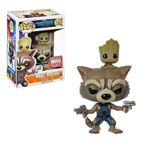 Funko Pop! GUARDIANS OF GALAXY VOL 2: Rocket with Groot #211 [Marvel Corps]