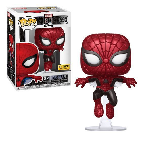 Funko Pop! MARVEL 80 YEARS: Spider-man #593 [Hot Topic]