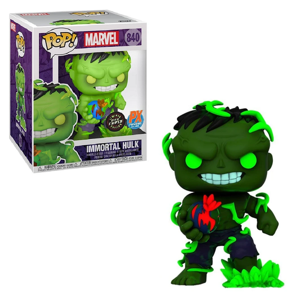 Funko Pop! MARVEL: Immortal Hulk 6-Inch GITD [CHASE] #840 [PX Previews]