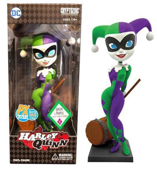 2018 San Diego Comic Con Exclusive Purple and Green Harley Quinn Figure