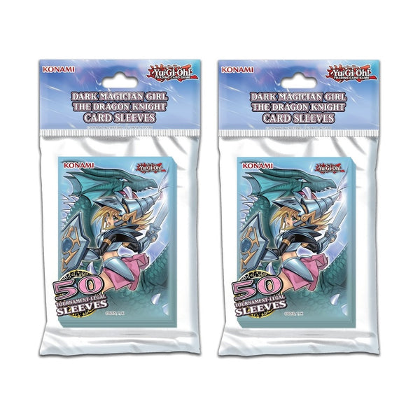 Yu-Gi-Oh! Dark Magician Girl / The Dragon Knight Card Sleeves [100 pack]