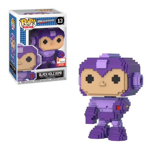 Funko Pop! MEGAMAN: Black Hole Bomb [8-bit] #13 [E3 2018]