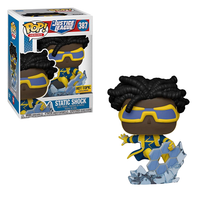 Funko Pop! JUSTICE LEAGUE: Static Shock #387 [Hot Topic]