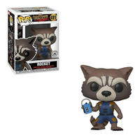 Funko Pop! GUARDIANS OF GALAXY Mission Breakout: Rocket #491 [Disney Parks]