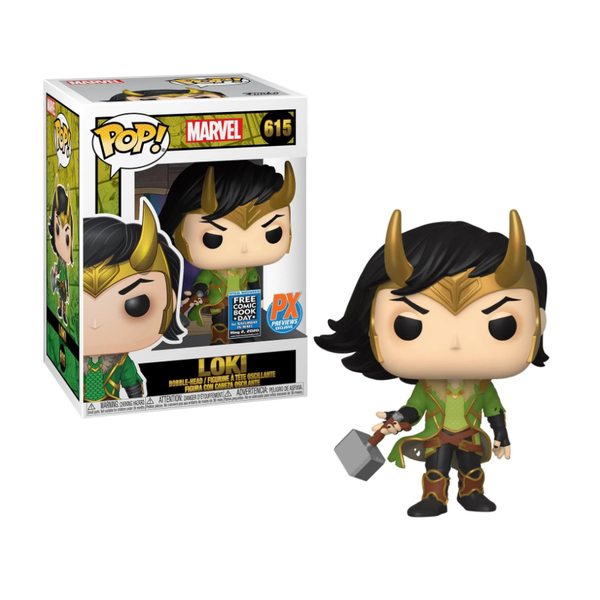 Funko Pop! Loki [Mjolnir] #615 [PX]