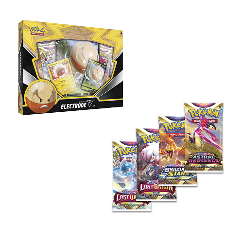 pokemon trading card game: hisuian electrode v box Pokemon TCG: Hisuian Electrode V Box – BoomLoot