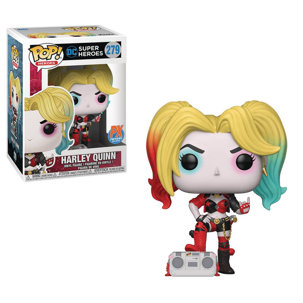 Funko Pop! DC Heroes: Harley Quinn w/ Boombox #279 [PX Previews Exclusive]