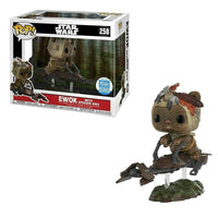 Funko Pop! STAR WARS: Ewok with Speeder Bike #258 [Funko Shop]