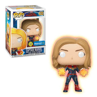 Funko Pop! MARVEL: Captain Marvel GITD #432 [Walmart]