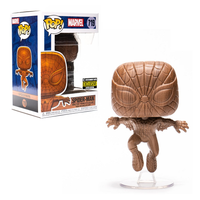 Funko Pop! MARVEL: Spider-man [Wood Deco] #719 [Entertainment Earth]