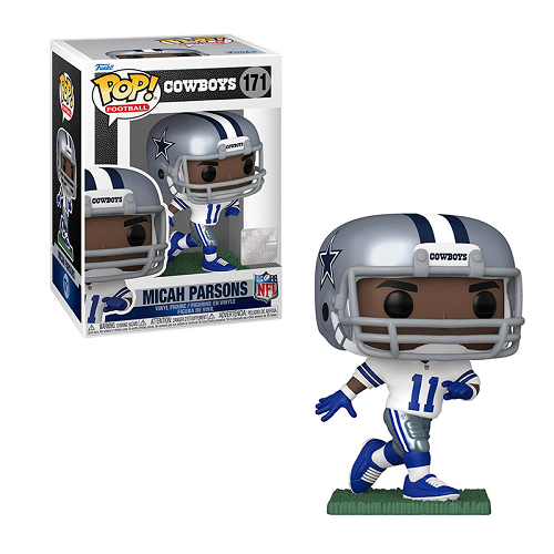 Micah Parsons Signed Cowboys #171 Funko Pop Vinyl Figurine (Fanatics)