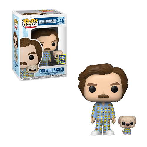 Funko Pop! ANCHORMAN: Ron with Baxter #946 [Summer Convention 2020]
