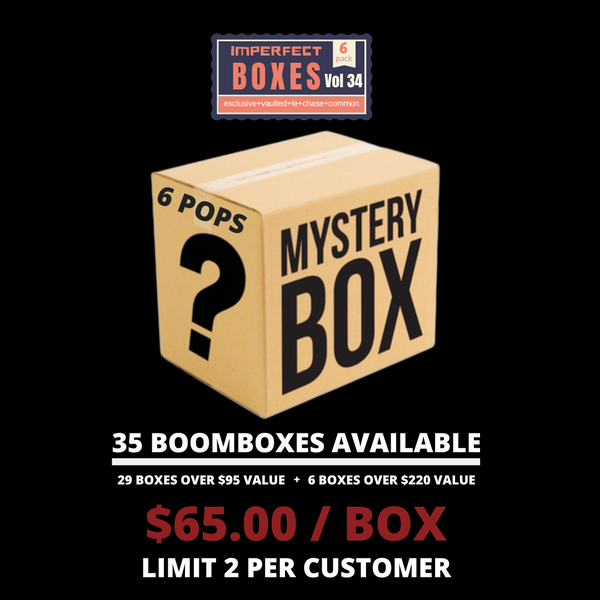 BoomLoot Imperfect Boxes Mystery BoomBox Volume 34 [Pack of 6]