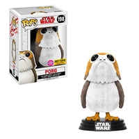 Funko Pop! STAR WARS: Porg [Flocked] #198 [Hot Topic]