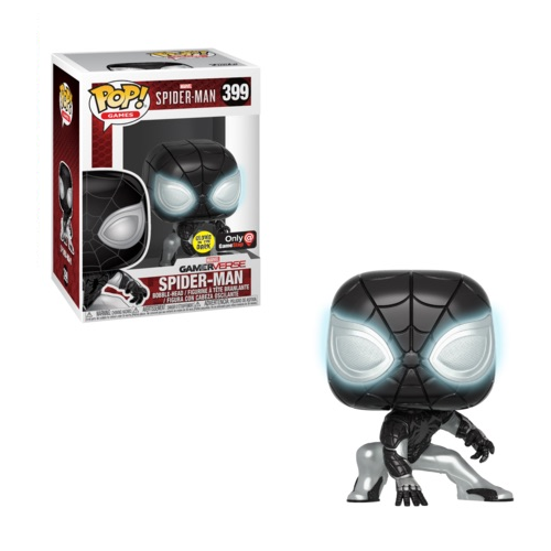 Funko Pop! SPIDER-MAN: Spider-man [Negative Suit] #399 [GameStop]