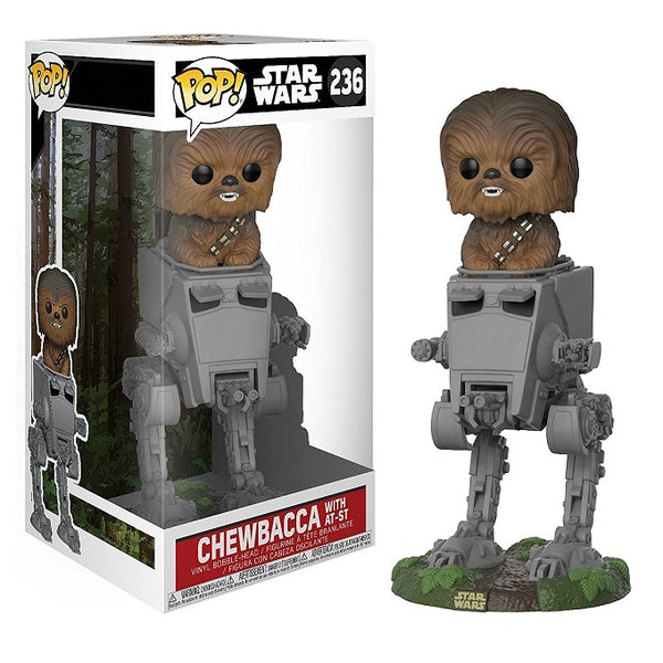 Funko Pop! STAR WARS: Chewbacca with AT-ST #236