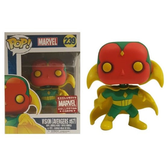 Funko Pop! MARVEL: Vision [Avengers #57] #239 [Marvel Collectors Corps]