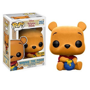 Funko Pop! DISNEY: Winnie The Pooh [Flocked] #252 [Hot Topic]