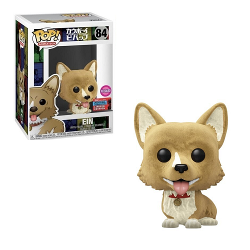 Funko Pop! COWBOY BEBOP: Ein [Flocked] #84 [Fall 2020] – BoomLoot