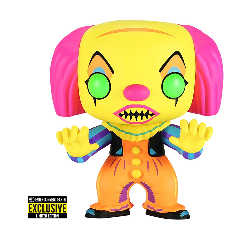 Funko Pop! IT THE MOVIE: Pennywise [Blacklight]#55 [Entertainment Earth]