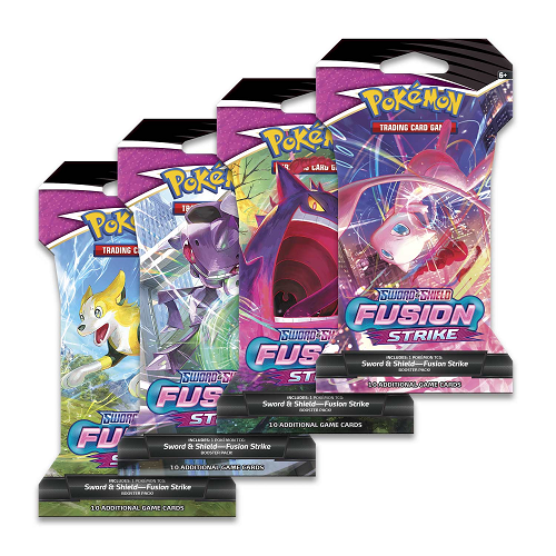 Pokmon TCG: Sword & Shield-Fusion Strike Sleeved Booster Pack (10 Car BoomLoot Pokmon TCG: Sword & Shield-Fusion Strike Sleeved Booster Pack (10 Car BoomLoot