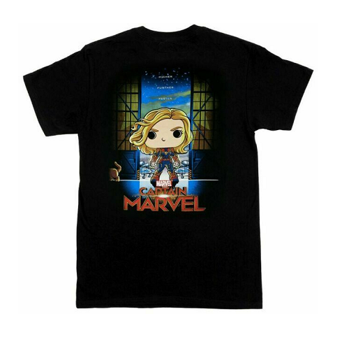 Funko Pop! TEES: Captain Marvel [Collector's Corp]