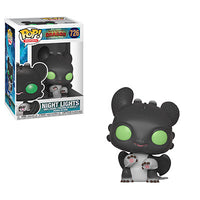 Funko Pop! HOW TO TRAIN YOUR DRAGON: Night Lights [Black/Green Eyes] #726