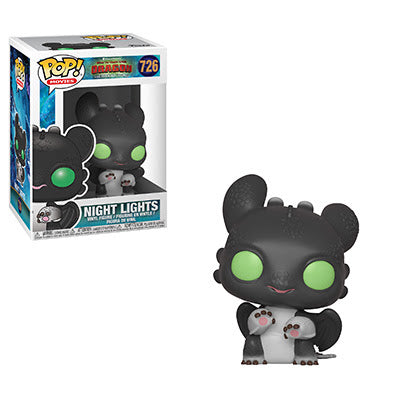 Funko Pop! HOW TO TRAIN YOUR DRAGON: Night Lights [Black/Green Eyes] #726