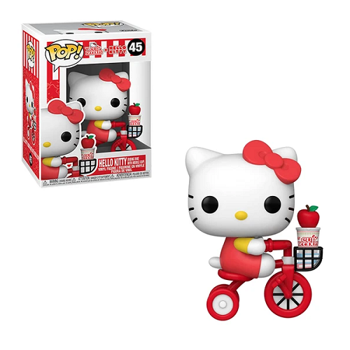 Funko Pop! HELLO KITTY x NISSIN: Hello Kitty [Riding Bike w/ Noodle Cup] #45