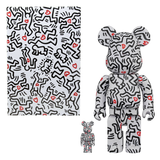 Bearbrick Keith Harring #8 100% & 400% by Medicom