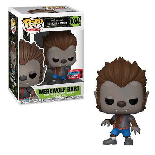 Funko Pop! THE SIMPSONS Treehouse of Horror: Werewolf Bart #1034 [Fall Convention 2020]