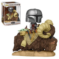 Funko Pop! Deluxe: The Mandalorian & The Child on Bantha #416