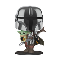 Funko Pop! STAR WARS: The Mandalorian with the Child 10" #380