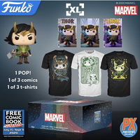 Funko Pop! Loki Mystery Box Pop & Tee Bundle - XL [PX] [FCBD 2020]