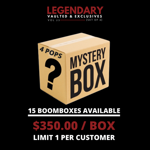 BoomLoot Mystery BoomBox Legendary Vaulted & Exclusives Volume 23 [set of 4]