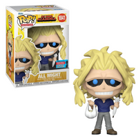 Funko Pop! MY HERO ACADEMIA: All Might w/ Bag & Umbrella #1041 [Fall 2021]