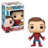Funko Pop! MARVEL: Spider-man [Unmasked] #221 [Hot Topic]