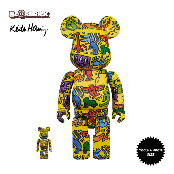 Bearbrick Keith Harring #5 100% & 400% set by Medicom – BoomLoot