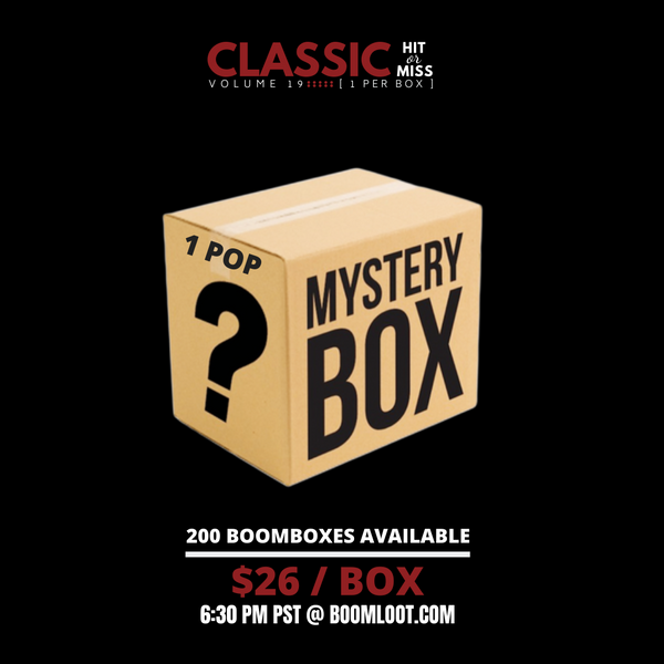 BoomLoot Classic Hit or Miss Mystery BoomBox Volume 19 [1 Pop per box]