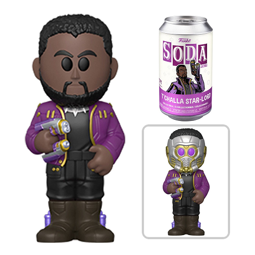Funko Vinyl SODA: WHAT IF... T'challa Star-Lord [Chance of Chase]