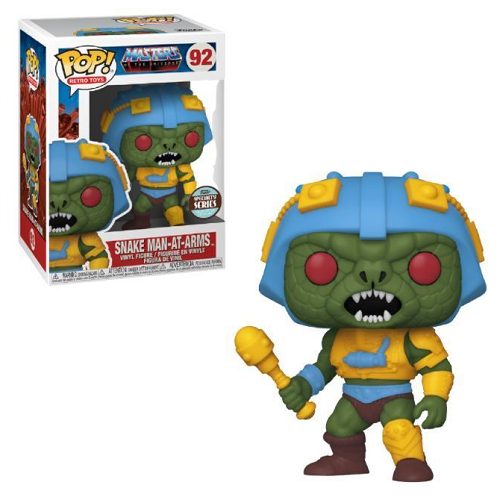 Funko Pop! MASTERS OF THE UNIVERSE: Snake Man-at-Arms #92 [Specialty Series]