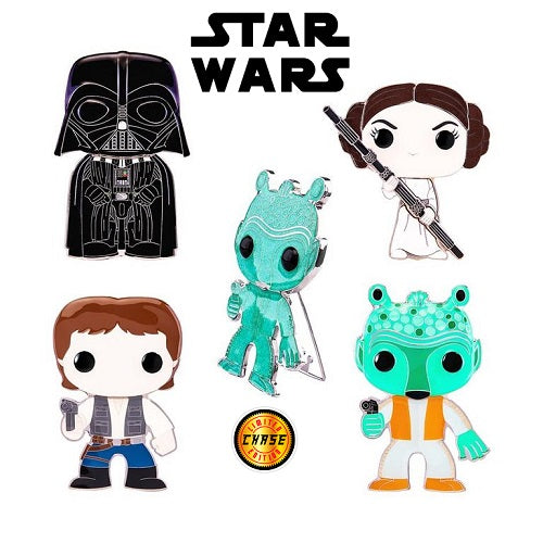 Funko Pop! PIN Star Wars Set of 5 with CHASE